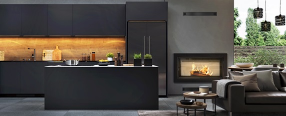 Teplovodné krbové vložky