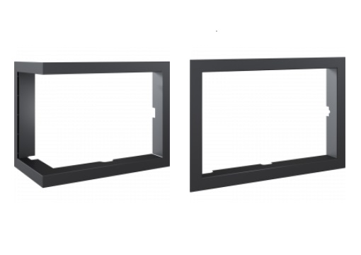 montážne rámy pre krbové vložky