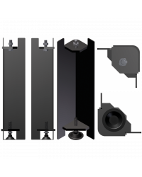 Nastaviteľný stojan pre liatinové krbové vložky Kratki BS, MILA, BASIA a AQUARIO Obrázok pre Nastaviteľný stojan pre liatinové krbové vložky Kratki BS, MILA, BASIA a AQUARIO