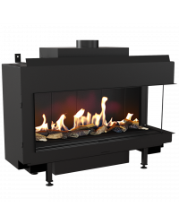 Obrázok pre Plynová krbová vložka LEO 100 pravé presklenie