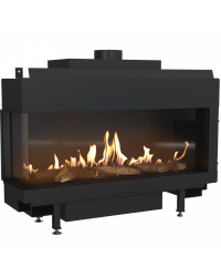 Obrázok pre Plynová krbová vložka LEO 100 ľavé presklenie