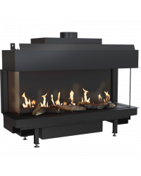 Obrázok pre Plynová krbová vložka LEO 100 trojstranné presklenie