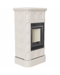 Obrázok pre Kachľová pec BLANKA 8 krémová lesklá
