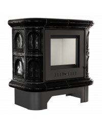 Obrázok pre Kachľová piecka WK 440 čierna lesklá