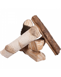 Obrázok pre Dekoratívne keramické polienka do biokrbov MIX