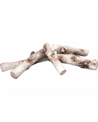 Obrázok pre Dekoratívne keramické polienka do biokrbov BREZA