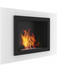 Obrázok pre Závesný biokrb OSCAR biely sklenený 900x630mm