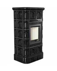 Obrázok pre Kachľová pec BLANKA 8 čierna