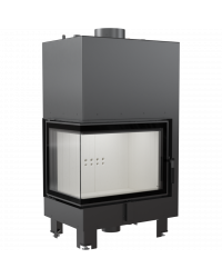 Obrázok pre Teplovodná krbová vložka MBZ 13 BS ľavé presklenie s dochladzovacou špirálou