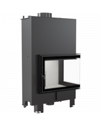 Obrázok pre Teplovodná krbová vložka MBZ 13 BS pravé presklenie s dochladzovacou špirálou