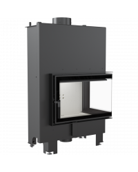 Obrázok pre Teplovodná krbová vložka MBM 10 BS pravé presklenie s dochladzovacou špirálou