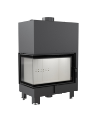 Obrázok pre Teplovodná krbová vložka MBO 15 BS ľavé presklenie s dochladzovacou špirálou