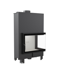 Obrázok pre Teplovodná krbová vložka MBA 17 BS pravé presklenie s dochladzovacou špirálou