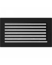 Mriežka 17x30 čierna s klapkou Obrázok pre Mriežka 17x30 čierna s klapkou