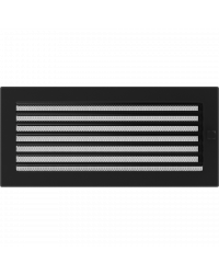 Mriežka 17x37 čierna s klapkou Obrázok pre Mriežka 17x37 čierna s klapkou