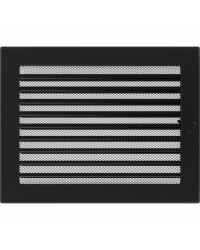 Mriežka 22x30 čierna s klapkou Obrázok pre Mriežka 22x30 čierna s klapkou