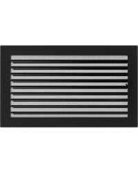 Mriežka 22x37 čierna s klapkou Obrázok pre Mriežka 22x37 čierna s klapkou