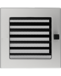 Mriežka 17x17 nerezová s klapkou Obrázok pre Mriežka 17x17 nerezová s klapkou