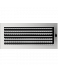 Mriežka 17x37 nerezová s klapkou Obrázok pre Mriežka 17x37 nerezová s klapkou