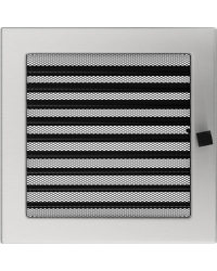 Mriežka 22x22 nerezová s klapkou Obrázok pre Mriežka 22x22 nerezová s klapkou