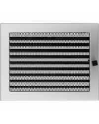 Mriežka 22x30 nerezová s klapkou Obrázok pre Mriežka 22x30 nerezová s klapkou