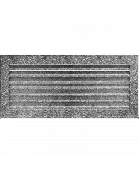 Mriežka FRESH 17x37 čierno-strieborná Obrázok pre Mriežka FRESH 17x37 čierno-strieborná