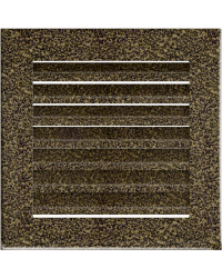 Mriežka FRESH 17x17 čierno-zlatá Obrázok pre Mriežka FRESH 17x17 čierno-zlatá