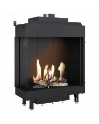 Obrázok pre Plynová krbová vložka LEO 76/62 ľavé presklenie