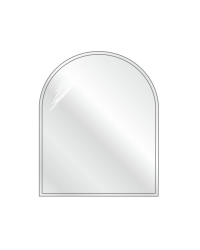 Obrázok pre Sklo pod krbové kachle poloblúkové 1000x1200x8mm