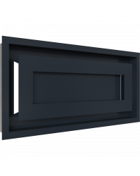 Mriežka WIND 22x45 grafitová Obrázok pre Mriežka WIND 22x45 grafitová