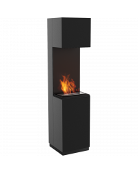 Obrázok pre Voľne stojaci biokrb SIERRA čierny 408x1700mm