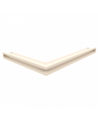 Obrázok pre Rohová mriežka LUFT 547x766x60 pravá krémová 45S