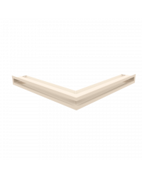 Obrázok pre Rohová mriežka LUFT 560x560x60 stredová krémová 45S