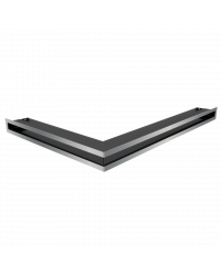 Obrázok pre Rohová mriežka LUFT 547x766x60 pravá nerezová 45S