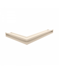 Obrázok pre Rohová mriežka LUFT 400x600x60 pravá krémová 45S