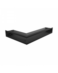 Obrázok pre Rohová mriežka LUFT 400x600x90 pravá čierna 45S