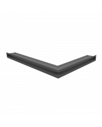 Obrázok pre Rohová mriežka LUFT 766x547x60 ľavá grafitová 45S SF - plytká