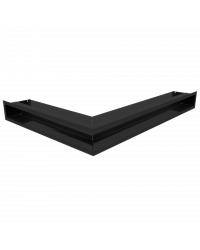 Obrázok pre Rohová mriežka LUFT 547x766x90 pravá čierna 45S SF - plytká