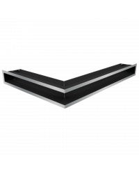 Obrázok pre Rohová mriežka LUFT 547x766x90 pravá nerezová 45S SF - plytká