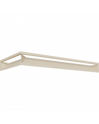 Obrázok pre Rohová mriežka LUFT 400x800x90 pravá krémová 45S SF - plytká