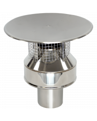 Obrázok pre Ukončenie vývodu spalín - vertikálne Ø130/200mm