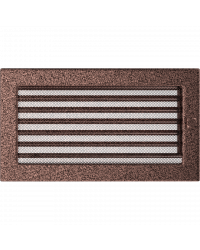 Obrázok pre Mriežka 17x30 medená s klapkou