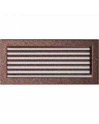 Obrázok pre Mriežka 17x37 medená s klapkou