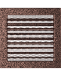 Obrázok pre Mriežka 22x22 medená s klapkou