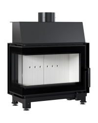 Krbová vložka SIMPLE S BS ľavé presklenie Obrázok pre Krbová vložka SIMPLE S BS ľavé presklenie