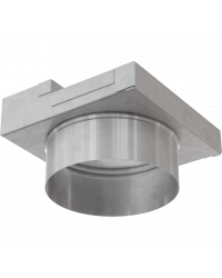 Externý prívod vzduchu pre krbové vložky SIMPLE S 125 mm Obrázok pre Externý prívod vzduchu pre krbové vložky SIMPLE S 125 mm