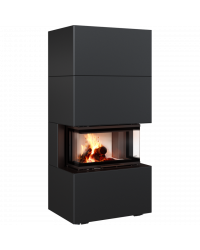 Obrázok pre Modulárny krb HOME EASY BOX - NBC 7 čierny trojstranné presklenie