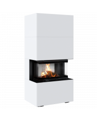 Obrázok pre Modulárny krb HOME EASY BOX - NBC 7 biely trojstranné presklenie