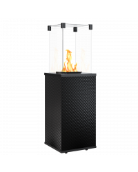 Obrázok pre Plynový ohrievač PATIO s čiernymi sklenenými - pikovými panelmi - manuálne ovládanie