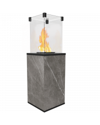 Obrázok pre Plynový ohrievač PATIO - povrchová úprava NATURALI PIETRA GREY - manuálne ovládanie